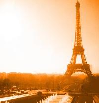 Eiffelturm orange