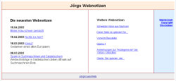 Internet Archive: Webnotizen April 2003